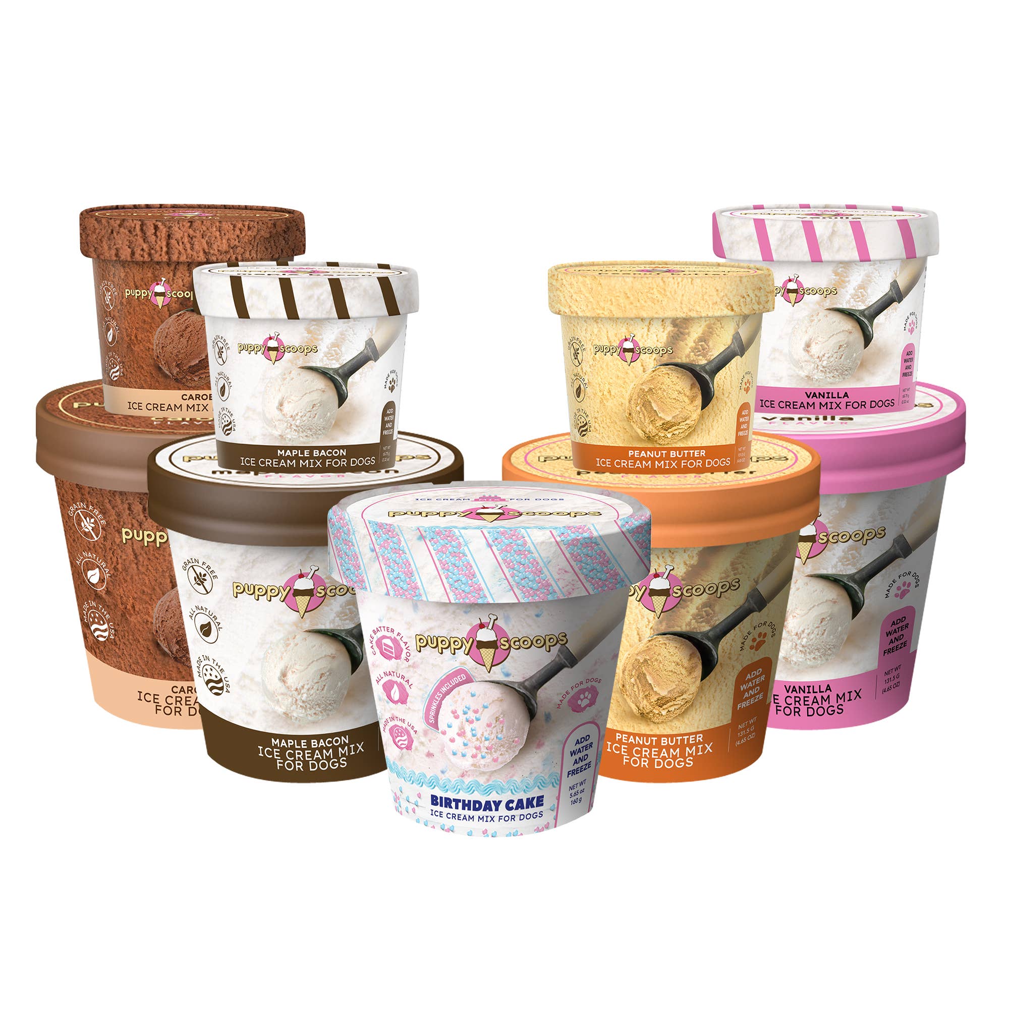 Puppy Cake LLC - Puppy Scoops Ice Cream Mix for Dogs: Maple Bacon / 4.65 oz